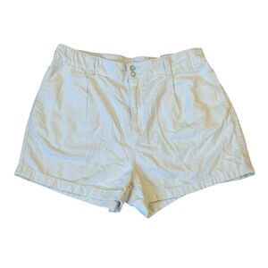 Denizen From Levi's Loose A-Line Shorts Size 16 Off-white/white